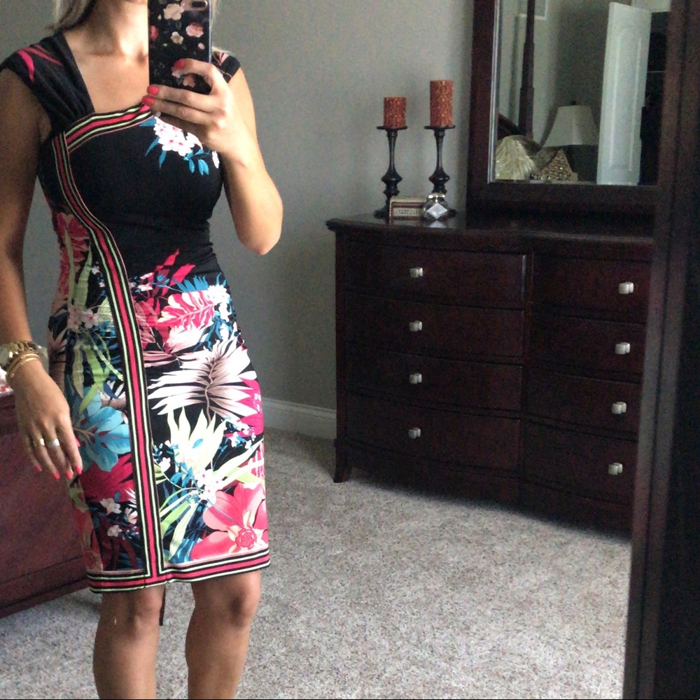 Beautiful colorful Cashe dress